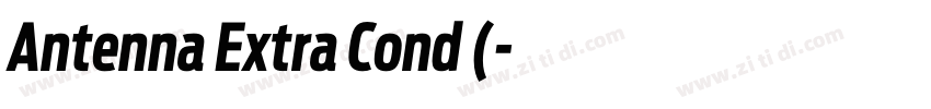 Antenna Extra Cond (字体转换